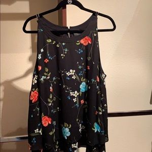 Worthington Woman floral trapeze tank 3x